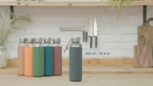 Black+Blum Glass Water Bottle (600ml)