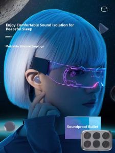 MONLEYTA | German Silicone Earplugs Noise Reduction Earphones For Sleeping Nightly Anti-snoring Ear Protection Comfortable Soft Silicone