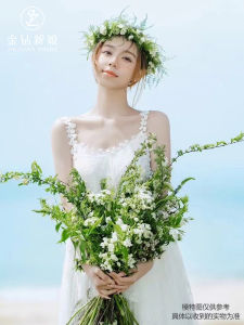 Mori Style Bridal Headdress Niche Style Artificial Wreath Headband Fresh Photographic Studio Modelling Trip Shoot Wedding Hair Accessories Wedding Accessories