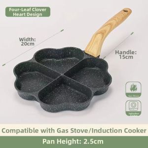 Mini Heart-shaped 4-hole Breakfast Egg Pan