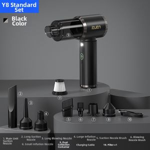 itutn | Strong Suction Wireless Mini Handheld All-in-one Blow and Suck Car Vacuum Cleaner