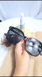 Kacamata GK Hitam Fashion Korea Kacamata segi terbaru Kacamata