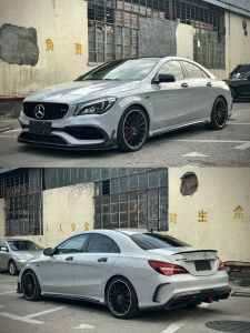 Applicable to W117 Mercedes-Benz Cla220/260 CLA45 Restoration Carbon Fiber Front Lip Rear Lip Side Skirt Tail Blade