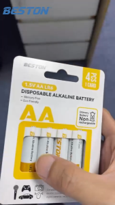 Pin kiềm AA AAA 1.5V Beston dùng cho Micro karaoke đồ chơi điều khiển pin thế hệ mới thân thiện và an toàn.