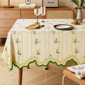 YINSHANG | Waterproof Heat Resistant Wash-Free Linen Tablecloth