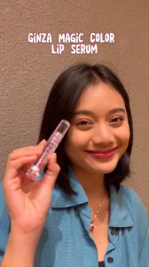 GINZA Magic Colour Lip Serum 45ML Perlindungan Matahari Spf 51 Cosmetic Lip Care 45Ml - Lazada