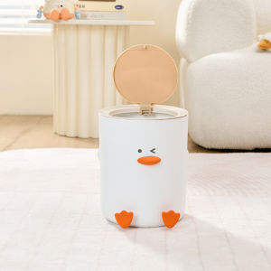 BONINGYU | Duck-shaped Press-to-Open Trash Can