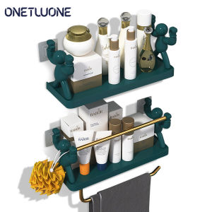 Onetwone Giá Đựng Đồ Trong Phòng Tắm Giá Hình Người Sáng Tạo Kệ Đựng Gia Vị Nhà Bếp Gắn Tường 30/40Cm Phụ Kiện Kệ Gia Đình