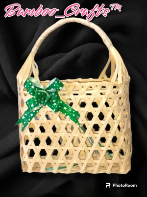 keranjang parcel/hampers lebaran terbaru 2024 bisa request pita | Yukensi tas kado