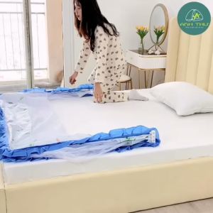 A88 Màn xếp Thông minh| Mùng gấp gọn A&T thế hệ mới khớp nối hiện đại màn chống muỗi hiệu quả
