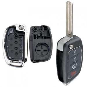 Modified Flip Hyundai Key Cover Remote Shell for Hyundai HB20 SANTA FE IX35 IX45 Accent I40