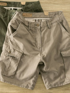 Summer American Workwear Short Pants Five-Point Casual Loose Straight Multibag Mens Jeans Youthful Everyday Comfortable Fit