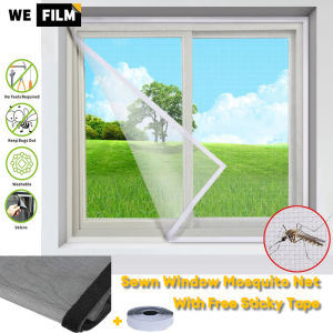 ตาข่ายกันยุงเย็บตาข่ายกันยุงหน้าต่างกาวตนเองหน้าจอกันมุ้งลวดติดหน้าต่างกันยุงสำหรับผ้าม่านหน้าต่างแมลงชนิด Poof