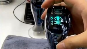 GripLynkey 🧩Crystal Shift Knob with USB Charging & Infrared Sensor - Universal 8/10/12mm Thread