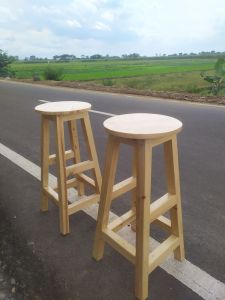 kursi bar stool kursi tinggi kayu jati belanda