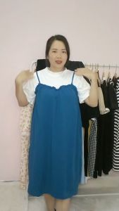 (đủ size từ 45-100kg)Váy bầu bigsize giả yếm cực xinh