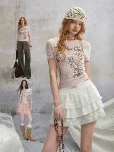 Unifree | Youthful Lace Design T-shirt
