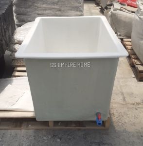NEX 3 x2x2 White Fiberglass Fish Tank Outlet Water Pond Aquarium Heavy Duty Kolam Ikan Tangki Air Akuarium Arowana Koi