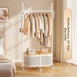ANGTU | Space-saving Mobile Clothes Rack