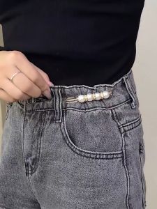 Small Safety Pin Waist Retraction Brooch Clip Adjustable Buckle Female Safety Pin Fixed Clothing Accessories Anti-glare Buckle