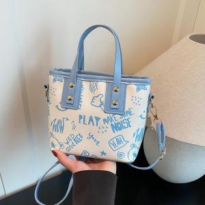 Túi Đeo Chéo Dung Tích Lớn in Họa Tiết Graffiti Thời Trang Cho Nữ Túi Xách Nữ Thời Trang 2025 Túi Đeo Vai Đơn in Họa Tiết Cổ Điển