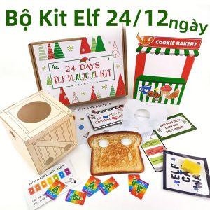 Bộ Đồ Chơi Giáng Sinh 24 Ngày Với 24 Đạo Cụ Chú Lùn 12 Hoạt Động - Nhà Chú Lùn Thức Ăn Chú Lùn Đồ Thủ Công Và Trò Chơi Cho Chú Lùn Lịch Đếm Ngược Giáng Sinh