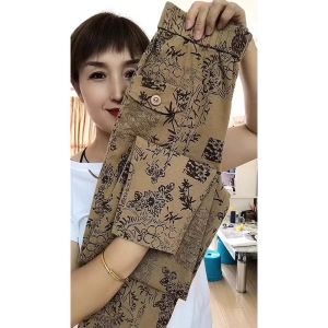 Counter Mall Withdraw Tail Single Womens Clothing Summer Print Elastic Waist Plus Size Ankle Banded Pants Harem Tapered Casual Pants Women