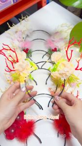 Băng Đô Cài Tóc Có Đèn led Phát Sáng Phong Cách Hàn Quốc