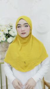 BERGO KERUDUNG HIJAB MARYAM CRINKLE KHIMAR MARYAM