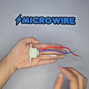 MW 3-Pin Power Cord Socket for Rice Cooker & Electric Pressure Cooker – Compatible with Frying Pan Plugs