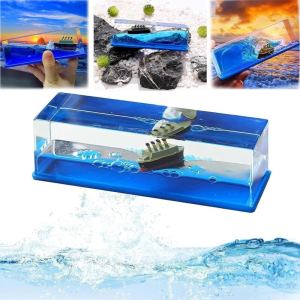 Cruise Ship Fluid Bottles Desktop Ornaments Unsinkable Ships Titanic Desktop Decoration Gifts Car Ornaments
