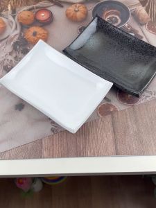 คอมพิวเตอร์ จานเซรามิค เปลเหลี่ยม ลูกดุซูชิ ลูกบิร์นซูชิ อาหารยี่ปุ่น ขนาด 6.25 x 9.1 นิ้ว ขนาด ดั้งเป็น ราคาถูกระบวนการ