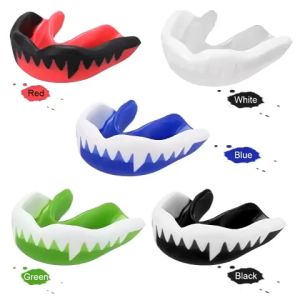 2pcs Sports Mouth Guard EVA Teeth Protector Durable Teeth Protective Cover For Football Rugby Boxing