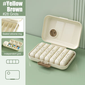 1PCS Weekly Pill Organizer 3/4 a Day7 Day Pill Box 3 Times Portable for Travel Pill Case for Pills/Vitamin/Fish Oil/Medication