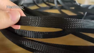 2M 5M 10M Insulation Braided Sleeve 13mm-25mm PET Cables Protection Expandable Braided Sleeving Cables