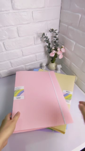 Long Binder Folder Arch File With 5Holes Binders File Organizers Refill Pockets Strap Design School Office