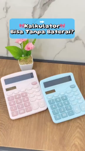 Kang Iwan Store - Kalkulator 12 Digit DS-3837-12S Murah Kualitas Bagus - Biru Muda