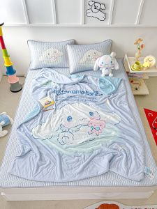 Cinnamoroll Babycinnamoroll Summer Blanket Summer Cool Silk Summer Quilt Child Air Conditioner Quilt Cartoon Kindergarten Duvet 1.5M Machine Washable
