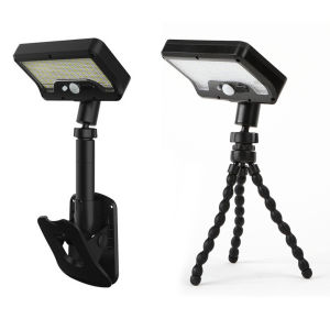 【Vodool】 Solar Wall Light Solar Powered Flood Light IP65 Waterproof Motion Sensor Outdoor Wall Lantern Auto On/Off LED Induction Lamp 3 Modes for Garden Yard Path