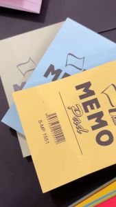 Memo Pad/Memo Cube Refill Mix Color/Plain/Line Memo Paper/Kertas Memo Berwarna UNI/0719/SM7180/便签