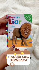 My First Touch and Feel HEWAN LIAR Board Book - Buku Sensori Bayi [GinukGinuk]