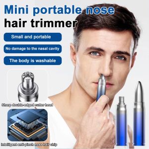 Electric Nose Hair Trimmer/Mens Nose Hair Trimmer/Nose Hair Trimmer Rechargeable Nose Shaving and Nose Hair Remover for Men and Women