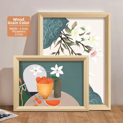 Modern Minimalist 16 Inch Photo Frame Poster Mounting Wall Hanging Empty Frame Childrens Puzzle Frame A3 A4 Picture Frame