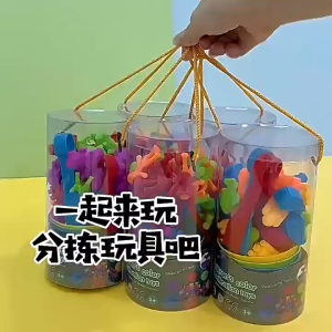 Mainan anak Klasifikasi Warna Classification Toy with FREE Sorting Bowl (TABUNG) and Sorting Montessori Game dengan Mangkok Sortir