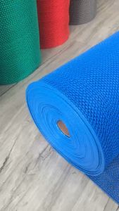 Thảm nhựa dạng lưới chống trơn trượt khổ 90cm x 0.5m XANH DƯƠNG- Thảm trải sàn nhà vệ sinh hồ bơi [Cắt theo yêu cầu]