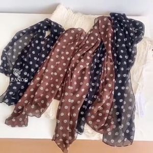 Khăn quàng cổ 135 x 20cm Eleanor Accessories khăn choàng cổ bandana turban phụ kiện thời trang 9743
