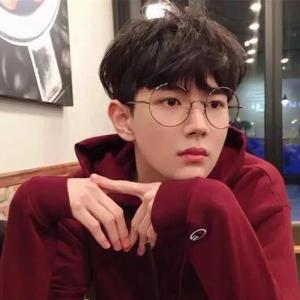 Korean mens short hair medium bangs Korean fashion European and American chemical fiber high temperature silk wig headgear