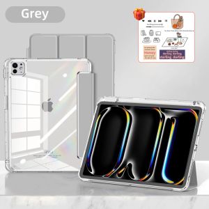 2025 New Transparent Case for IPad 11th A16 Pro Air 13 11 M3 M2 M4 2025 12.9 " 9 8 7 6 5 4 10 Th Mini 7 6 Funda Shockproof Cover