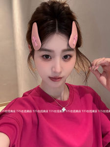 Candy Colored Leather Side Hair Clips Cross Hairpins Female Teenagers Hair Accessories Bangs Hairdressing Tools Korean Style