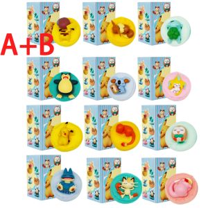 Bandai | Anime Poké Mon Blind Box Model Figure 1-12 Pcs Pikachu Sleep Series Interior Hand Sleeping Position Toys Gift for Sfriends